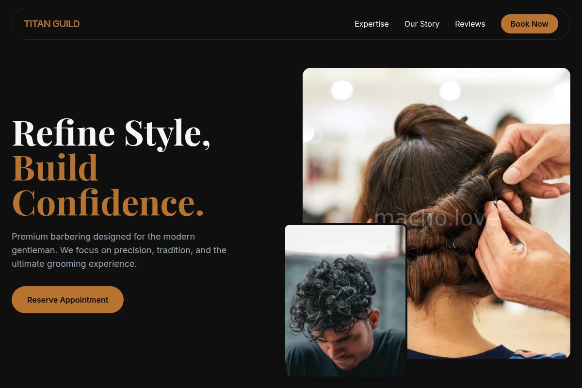 Barber Hair Styling